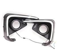 MKVAXR For Ertiga 2018 2019 2020 2PCS LED Daytime Running Light DRL Copertura della lampada fendinebbia Indicatori di direzione dinamici Indicatore di direzione anteriore per auto