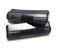 MKVAXR For, F30 F31 X3 X4 F26 Car Styling Sedile AC Riscaldamento Pavimento Condotto Aria Condizionata Presa d'Aria Griglia Copertura Sotto il Copertura della presa d'aria(Black X4 F26 2014-2017)