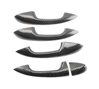 MKVAXR for Glc260e300l Adesivo for Porta Ciotola C180l Maniglia Decorazione Maniglia Porta A200l Etichetta Pellicola Protettiva per Maniglia Porta(Carbon Fiber Handle)
