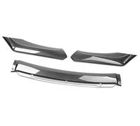 MKVAXR For Jetta, Auto Paraurti Anteriore Spoiler for Labbro Kit Corpo Paraurti Decorativo Canard Lip Splitter Berlina Larghezza Inferiore a 176 cm Spoiler Splitter anteriore(BLACK Carbon Fiber White)