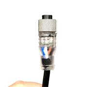 MKVAXR For M12 3 4 5 8 pin connettore cavo sensore in PVC tipo A presa spina 2 m impermeabile maschio e femmina angolo dritto Connettore del cavo del sensore per apparecchiature(M12 I Pvc Pnp 3p)