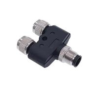MKVAXR For M12, connettore sensore maschio femmina spina di conversione a forma di Y connettori impermeabili a 4 5 8 pin Connettore del cavo del sensore per apparecchiature(5p Y)