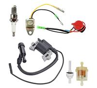 MKVAXR For Magneto GX200 GX120 GX110 GX140 GX160 5.5HP 6.5HP Parti Candela Bobina di Accensione Kit Interruttore Filtro Del Carburante Motore Sostituire Candela per tosaerba