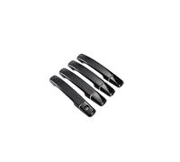 MKVAXR For NISSAN, for Qashqai, j10 2007-2013 Adesivi for maniglie delle portiere auto cromate nere lucide Accessori for lo styling Copertura della maniglia della porta(BLACK Black 0 Button)
