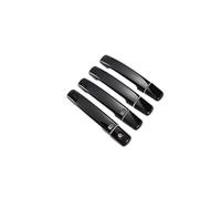 MKVAXR For NISSAN, for Qashqai, j10 2007-2013 Adesivi for maniglie delle portiere auto cromate nere lucide Accessori for lo styling Copertura della maniglia della porta(BLACK Black 2 Buttons)