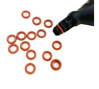MKVAXR For pulitore a vapore 10 pezzi Kit guarnizioni in silicone O-ring 2.884-312.0 SC 1125 SC 1200 SC 1202 CT10 Aspirapolvere Serbatoio da 21 mm Ricambi per pulitori a vapore(Rot)