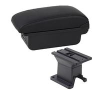 MKVAXR For Toyota, box bracciolo IQ bracciolo for auto interno vano portaoggetti centrale accessori for auto parti di retrofit con braccioli for auto USB Bracciolo per auto(BLACK B Black Line 3usb)