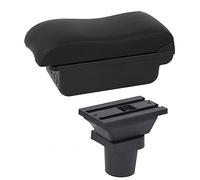 MKVAXR For Toyota, for Aqua Car Bracciolo Box Car Center Console Storage Box Accessorio bracciolo USB Bracciolo per auto(BLACK C2 Black Line)