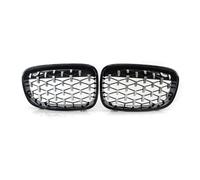 MKVAXR Griglia cromata nera con diamante, 1 paio di parti di riparazione anti-resistenza for esterni, for BMW, for serie 1 F20 F21 2011-2014 Griglia del radiatore(Grass Green)
