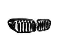 MKVAXR Griglia paraurti anteriore, for BMW, for Serie 5 M5 G31 520i 530i 540i Griglia anteriore nera a 2 lamelle, for G30 G31 2016-2019 4 PORTE Griglia del radiatore