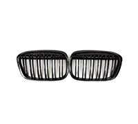 MKVAXR Griglie for griglia paraurti anteriore nero lucido, for BMW, for X1 F48 F49 2016 2017 2018 2019 2020 XDrive doppia linea M Style Griglia del radiatore