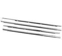 MKVAXR Guarnizioni for finestrini e portiere cromate for auto, guarnizione for copri-scudo impermeabile laterale for Accord, 2008 2009 2010 2011 2012 Striscia di tenuta per portiera auto