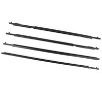 MKVAXR Guarnizioni for porte e finestre 4 pezzi/set Guarnizione for vetri di finestrini auto Cintura for modanatura, for Toyota, for 4runner 2010-2021 Striscia di tenuta per portiera auto
