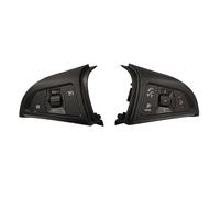 MKVAXR Interruttore di controllo della velocità crociera dell'auto Pulsante del volante multifunzione Controllo audio Bluetooth, for Chevrolet, Cruze, 2009-2014 Interruttore al volante(BLACK A Pair)