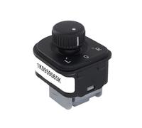 MKVAXR Interruttore di controllo specchietto laterale Manopola di regolazione 1K0959565K 1K0 959 565K, for VW, for 5 MK5, for Golf MK6 Rabbit, for EOS, for Pessat 3C, for Interruttore specchietto late
