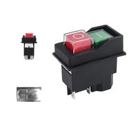 MKVAXR Interruttori elettromagnetici Interruttori a pulsante for utensili da giardino, for terminale Kjd17 220v a 4 pin Interruttore relè elettromagnetico per macchinari