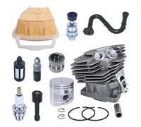MKVAXR Kit Anello Elastico Perno Anello pistone Cilindro da 47 mm, for STIHL, MS362 MS362C Parte utensile di Ricambio for Motosega 1140 020 1200 Kit di Sostituzione del carburatore