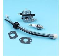 MKVAXR Kit Candela Filtro Linea Carburante carburatore Mantis Tiller 7222, for Echo, 12520013123 Motozappe Coltivatori Sostituisci #, for Zama, C1U-K54A Kit di Sostituzione del carburatore