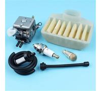MKVAXR Kit Candela Linea Filtro Olio combustibile Aria carburatore, for Husqvarna, Parti di Ricambio for Motosega 362 365 371 372 Kit di Sostituzione del carburatore