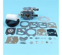 MKVAXR Kit di ricostruzione Riparazione carburatore, for Husqvarna, Motosega 51 55#503281504, for Walbro, Filtro Linea Carburante WT-170-1 Kit di Sostituzione del carburatore