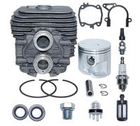 MKVAXR Kit guarnizioni pistone Cilindro da 50 mm, for STIHL, TS410 TS420 Sostituzione Sega da Taglio 4238 020 1202 Parti for Attrezzi da Giardino Tagliaerba Kit di Sostituzione del carburatore