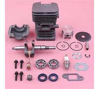 MKVAXR Kit pistone Cilindro da 38 mm, for STIHL, MS180 018 MS 180 Albero Motore Cuscinetto manovella Paraolio Motore Parte di Ricambio for Motosega Kit di Sostituzione del carburatore