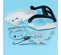 MKVAXR Kit vite di regolazione leva molla fascia protezione maniglia freno catena, for motosega STIHL, MS170 MS180 017 018 Maniglia del freno della motosega