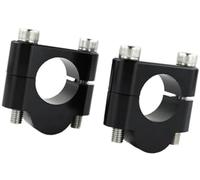 MKVAXR Morsetto per riser manubrio, per Multistrada 1000 620, per Monster 750 900 7/8 22Mm per manubrio moto Fat Bar Morsetto per montaggio sul manubrio(Black Riser 20mm)