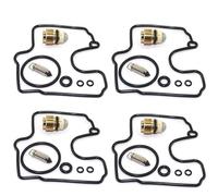 MKVAXR Moto Guarnizione Carburatore Manutenzione Jet Riparazione GSXR600 GSXR750 GSXR750W VL1500 Intruder VL 1500 GSX-R 600 750 W Kit di riparazione del carburatore per motocicletta(4 set)