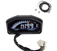 MKVAXR Moto LCD Display Digitale Retroilluminato Indicatore Tachimetro Contachilometri Velocimetro Misuratore YG 150 YG150-23 Universale Tachimetro per moto(Meter)