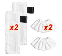MKVAXR Panno for mocio a vapore for Easyfix SC2 SC3 SC4 SC5 Panni for mocio a vapore tascabili Cleaner Panni for pavimenti in microfibra Accessori Ricambi per pulitori a vapore(4pcs-01)