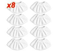MKVAXR Panno for mocio a vapore for Easyfix SC2 SC3 SC4 SC5 Panni for mocio a vapore tascabili Cleaner Panni for pavimenti in microfibra Accessori Ricambi per pulitori a vapore(8pcs-02)
