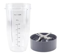 MKVAXR Parti di ricambio for tazza colossale da 32 once e lama dell'estrattore, for frullatori 600W 900W NB-101B NB-101S NB-201 Gruppo lame del frullatore