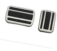 MKVAXR Pedale Pad, for Peugeot, 308S 308 408 4008 5008 AT MT Kit di Copertura Freno Frizione Auto Pedale della frizione(BLACK AT)