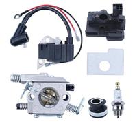 MKVAXR Set Coperchio alloggiamento aspirazione Bobina di accensione carburatore, for STIHL, Parti di Ricambio for Motosega a Gas ms180 ms180 ms170 018 017 Kit di Sostituzione del carburatore