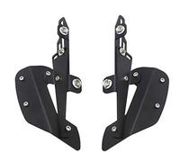 MKVAXR Specchietti retrovisori for moto + supporto parabrezza, for, NMAX 155 125 Parabrezza per moto(B)