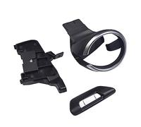 MKVAXR Supporto for portabicchieri anteriore for auto, for BMW, 135i 128i X1 E82 E88 E81 E87 2008-2013 posteriore, for sedile, for bicchieri Portabicchieri per auto(Black 1 Set)
