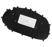 MKVAXR Tappetino for isolamento acustico del motore cofano anteriore Copertura insonorizzata in cotone for termico , for VW, for Golf, 6, for , GTI Scudo termico del motore(Schwarz)