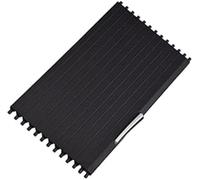 MKVAXR Tenda porta bevande automatica Copertura per tapparella per console centrale, per BMW X5 X6 E70 E71 07 14 Portabicchieri(Black FRONT SECTION A)