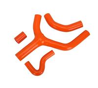 MKVAXR Tubo dell'acqua for moto Tubo flessibile for radiatore in silicone EXC EXCR XCW 450 EXC450 EXC450R XC450W 2007 2008 2009 2010 Arancione Tubo flessibile del radiatore per motocicletta