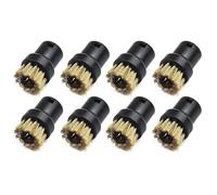 MKVAXR Ugelli con spazzola in filo di ottone for pulitori a vapore SC1 SC2 SC3 SC4 SC5 X 8 altamente abbinati all'attrezzatura Ricambi per pulitori a vapore