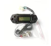 MKVAXR Universale 1 2 4 Cilindro 15000RPM Moto LCD Tachimetro Digitale Elettrico Modificato, for MINI, Contachilometri Regolabile Misuratore di Velocità Tachimetro per motocicletta(With sensor)
