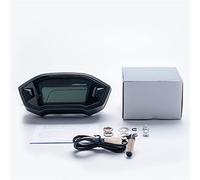 MKVAXR VA LCD Display 12000RPM Moto Tachimetro Colore Universale Digitale Contagiri Regolabile Tachimetro per motocicletta(With sensor)