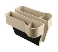 MKWGZPGW 2 Pezzi Scatola Portaoggetti Sedile per VW Caddy Maxi 2015-2023 2024, Sinistra e Destra Car Seat Gap Storage Organizer, Universale Accessorio Interno,Beige