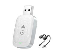 MKWGZPGW Adattatore CarPlay Wireless per E-Class Coupe/GLA-Class/GLE-Class 2017-2024, Convertitore Cablato a Wireless, CarPlay e Android Auto, Plug Play, Connessione Automatica,White