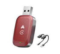 MKWGZPGW Adattatore CarPlay Wireless per MG HS 2023 2022, Convertitore Cablato a Wireless, CarPlay e Android Auto, Plug Play, Connessione Automatica,Red