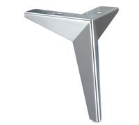 MKYYIOED Paraspigoli Piedini Hardware for mobili in Metallo a Triangolo rombico da 4 Pezzi, Divano Letto Altezza Armadio con Viti(Silver 15cm)