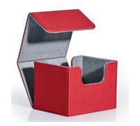 MKYYIOED Porta Deck Scatola for mazzo di carte, contiene con doppia bustina e singola(Red)