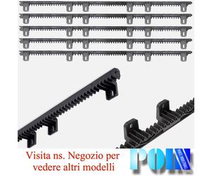 ML 5 CREMAGLIERA IN NYLON PLASTICA UNIVERSALE PER CANCELLO SCORREVOLE MODULO 4
