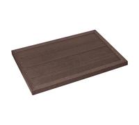 ML-Design Elemento WPC Marrone 101 x 63 x 5,5 cm per Pavimento Doccia Piscina Base Antiscivolo con Materiale di Montaggio Piastra Pavimentazione da Giardino Terrazza Resistente alle Intemperie